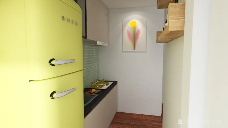 Apartamento Jaque 3d design renderings