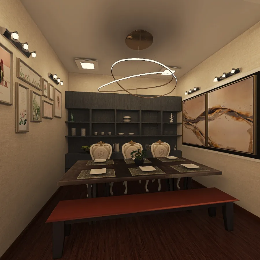 Dinnin Room 3d design renderings