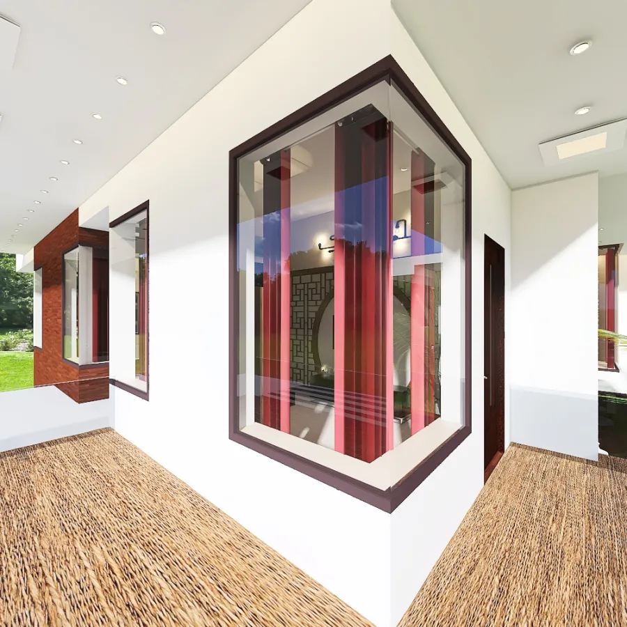 High Ceiling Modern Villa 3d design renderings