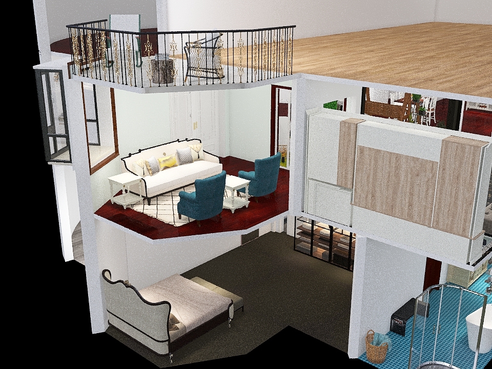 WIP Mansion 3d design renderings