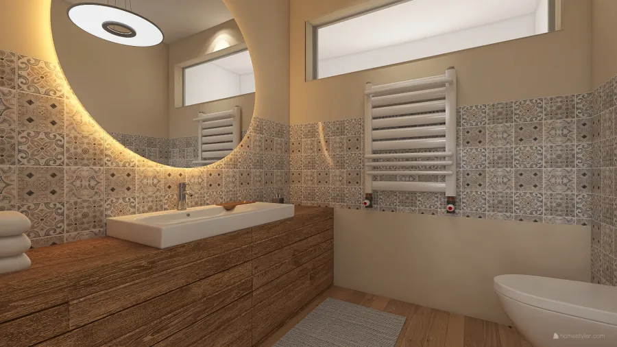 Second Bathroom 3d design renderings