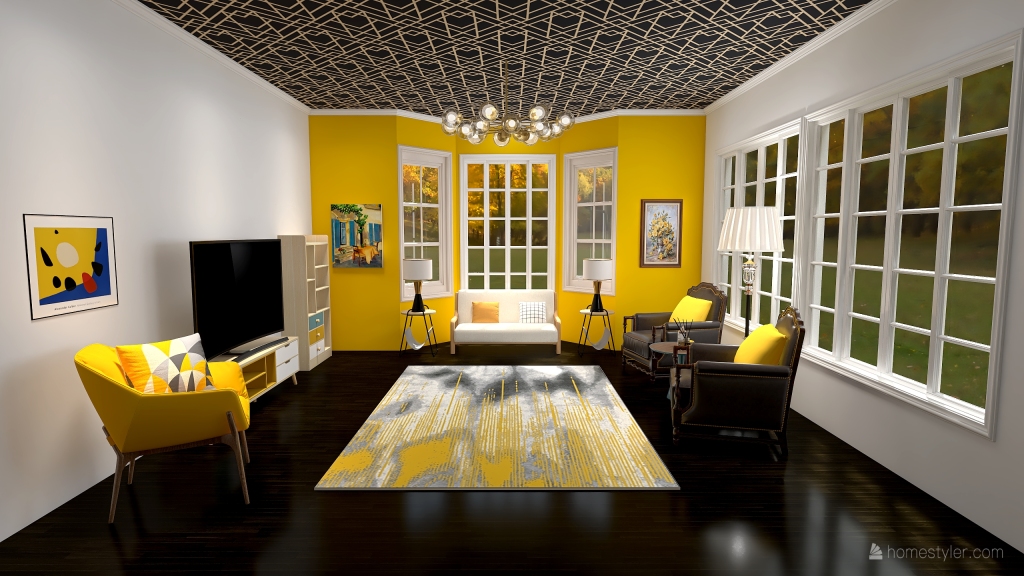 Various Living Room Designs 3d design renderings