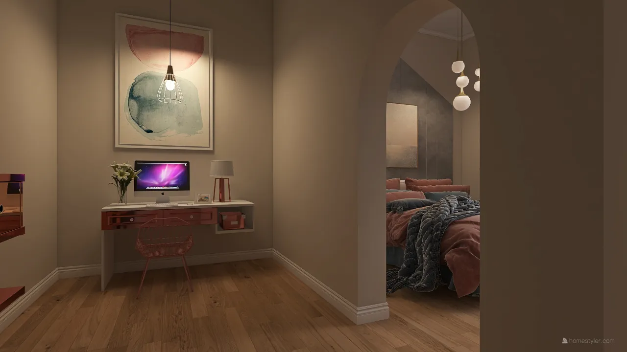 Bedroom 3d design renderings