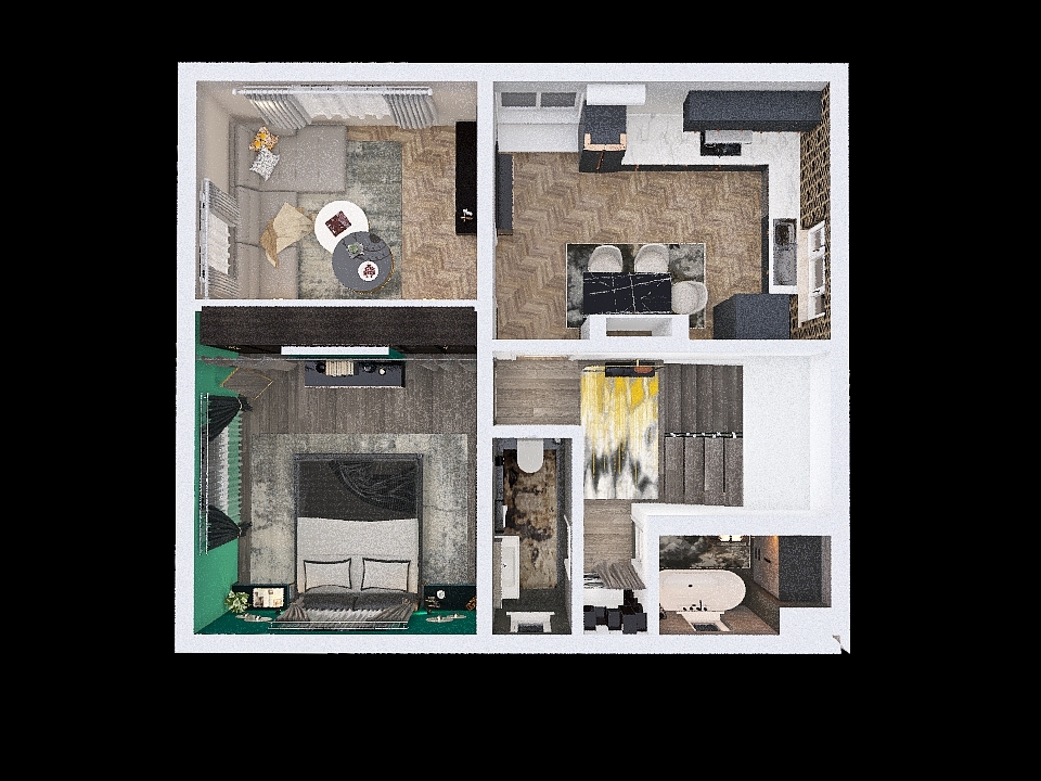 Lovely Home 3d design renderings