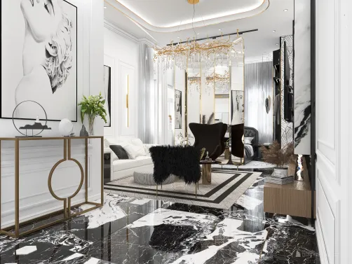 HOLLYWOOD GLAM INTERIOR