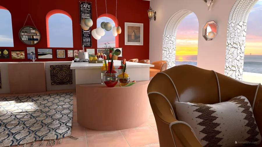 au Maroc 3d design renderings