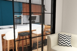 tiny apartment Design Rendering