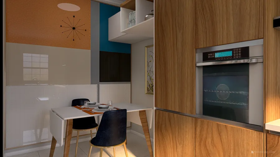 Family apartment 3d design renderings
