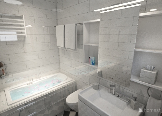 Bathrooms Design Rendering