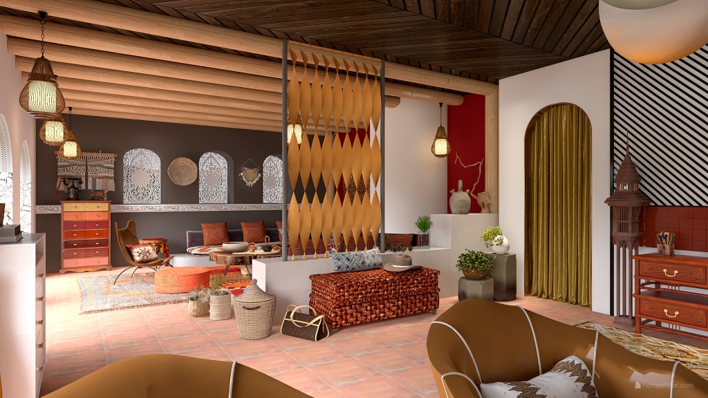 au Maroc 3d design renderings