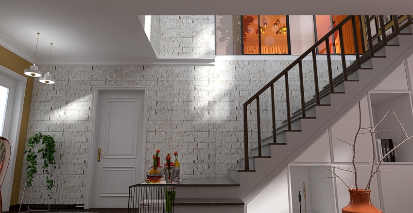 City apartment inspired by Marigold Interior Design Render