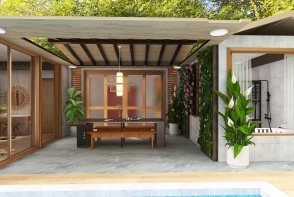 Contemporary TropicalTheme Buda Villa Final Design Rendering
