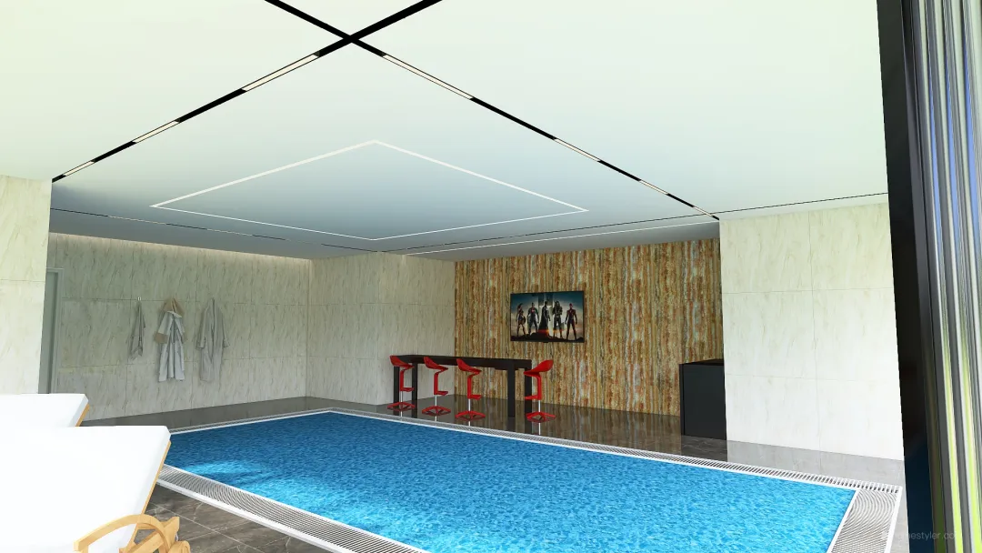 бассейн 3d design renderings