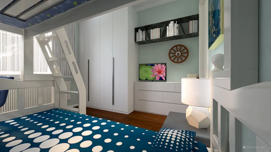 Family apartment 3d design renderings