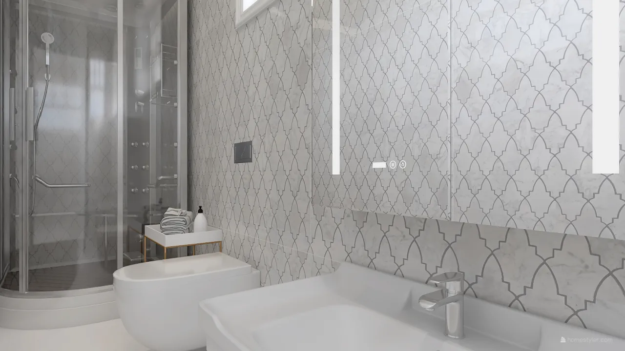 Bathroom 3d design renderings