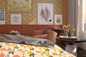 City apartment inspired by Marigold Design Rendering