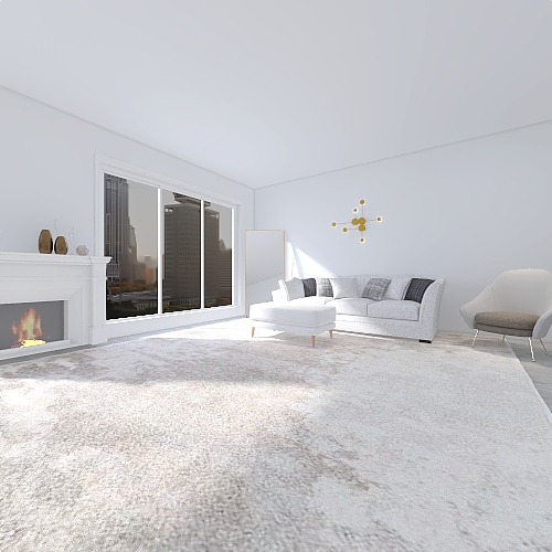 Moderni asunto 3d design renderings