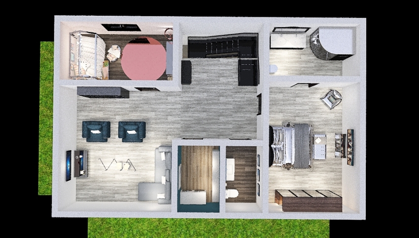Townhome 3d design picture 278.99