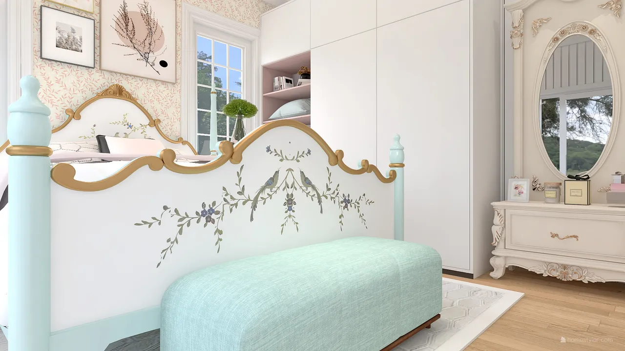 Bedroom 3d design renderings