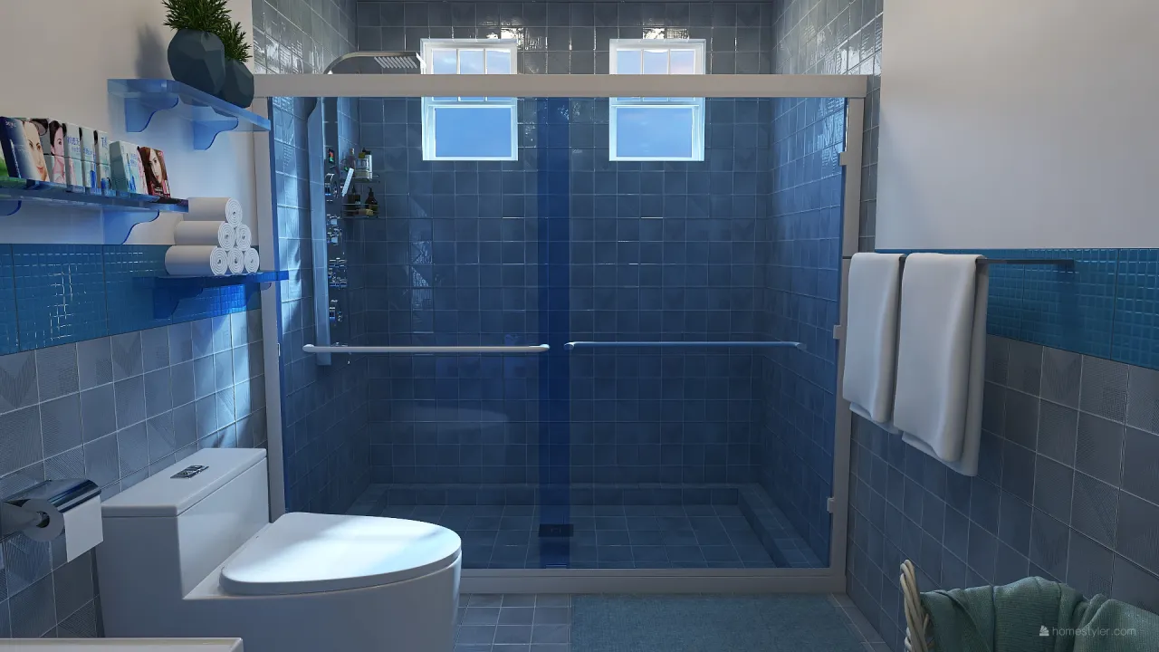 Bathroom 3d design renderings