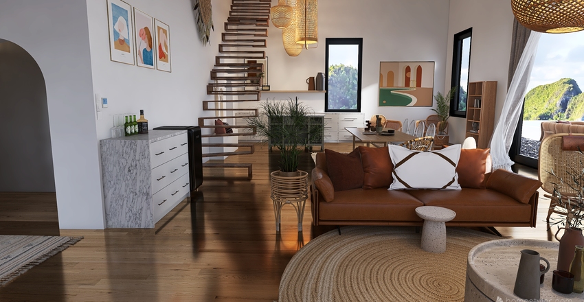 Entertainers Dream Interior Design Render