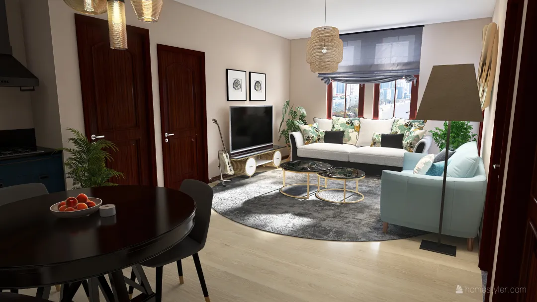 BGC Apartment - Bachelor 3d design renderings