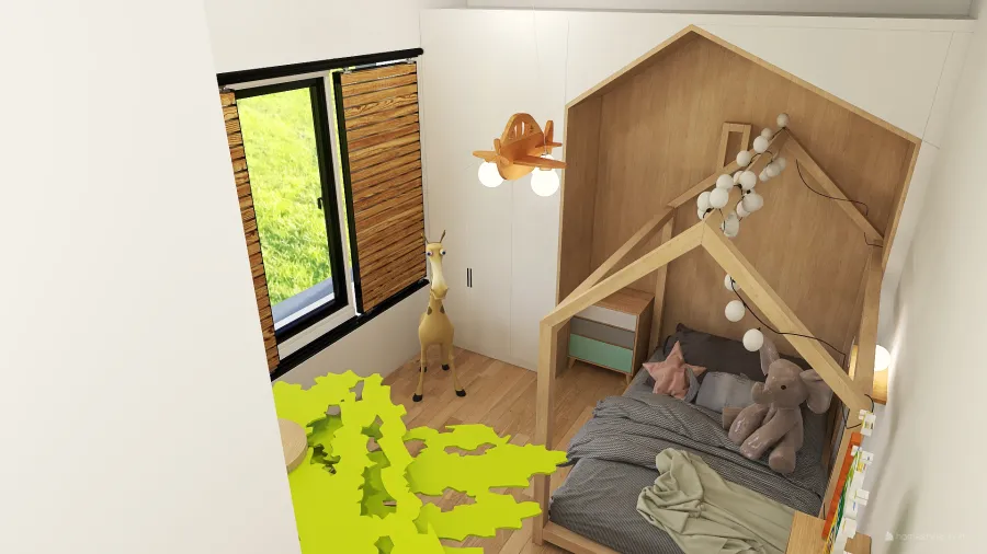 Habitación 3d design renderings