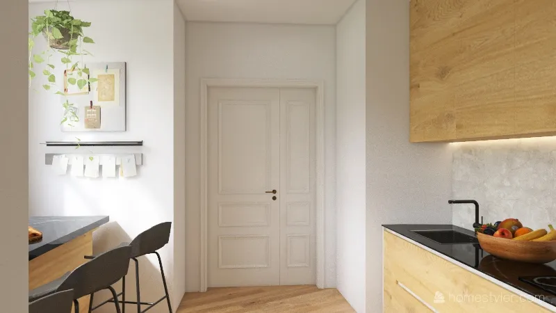 Italian House Loft 3d design renderings