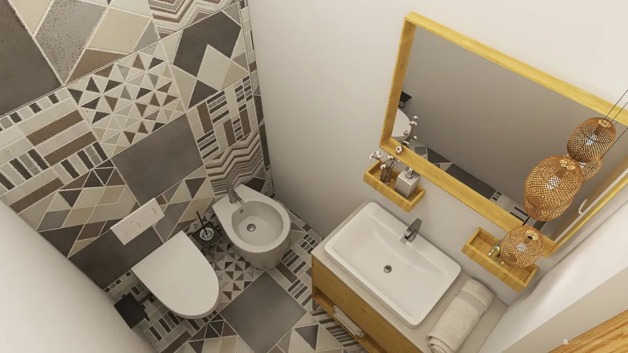 Toilette 3d design renderings