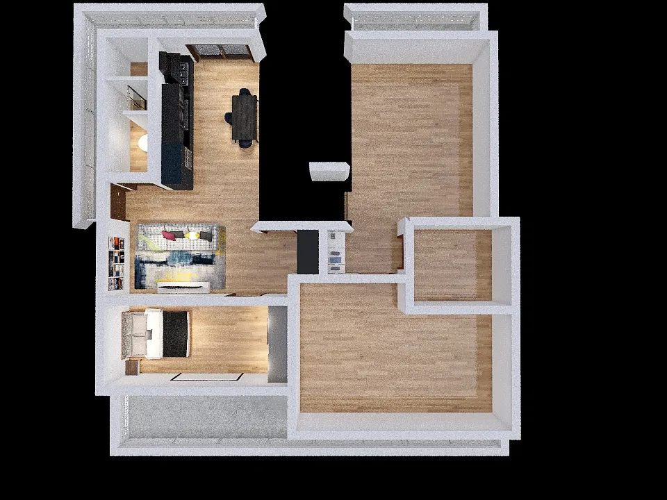 appartamento erica 3d design renderings