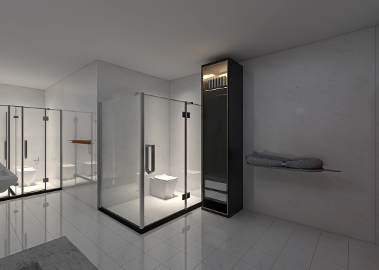 Masjid Bathroom Design Rendering