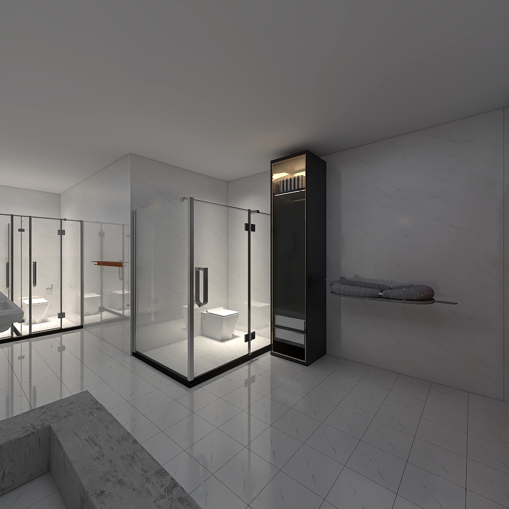 Masjid Bathroom 3d design renderings