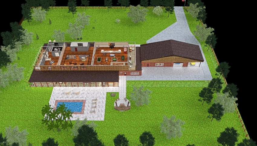 Cozy Country Home 3d design picture 9602.25