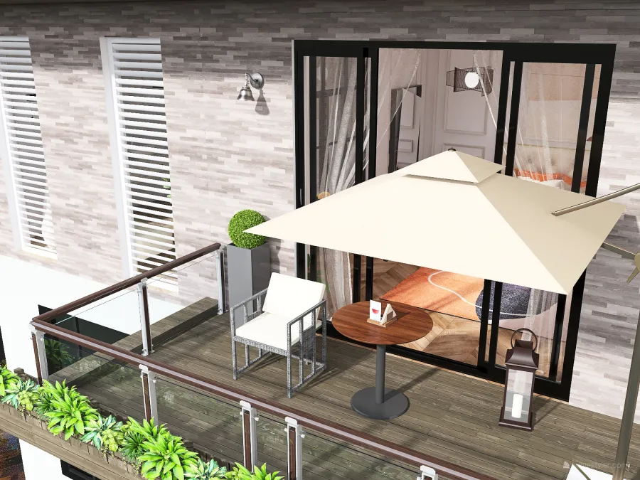 Contemporary New models, new apartment ColorScemeOther Orange WarmTones 3d design renderings