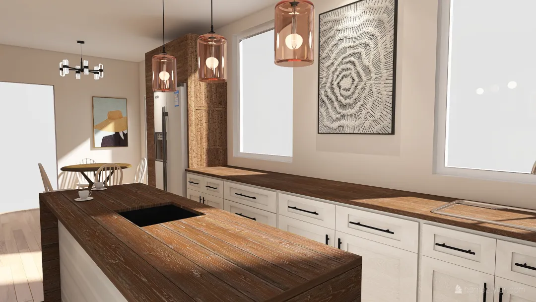 Liz Kitchen v4 3d design renderings