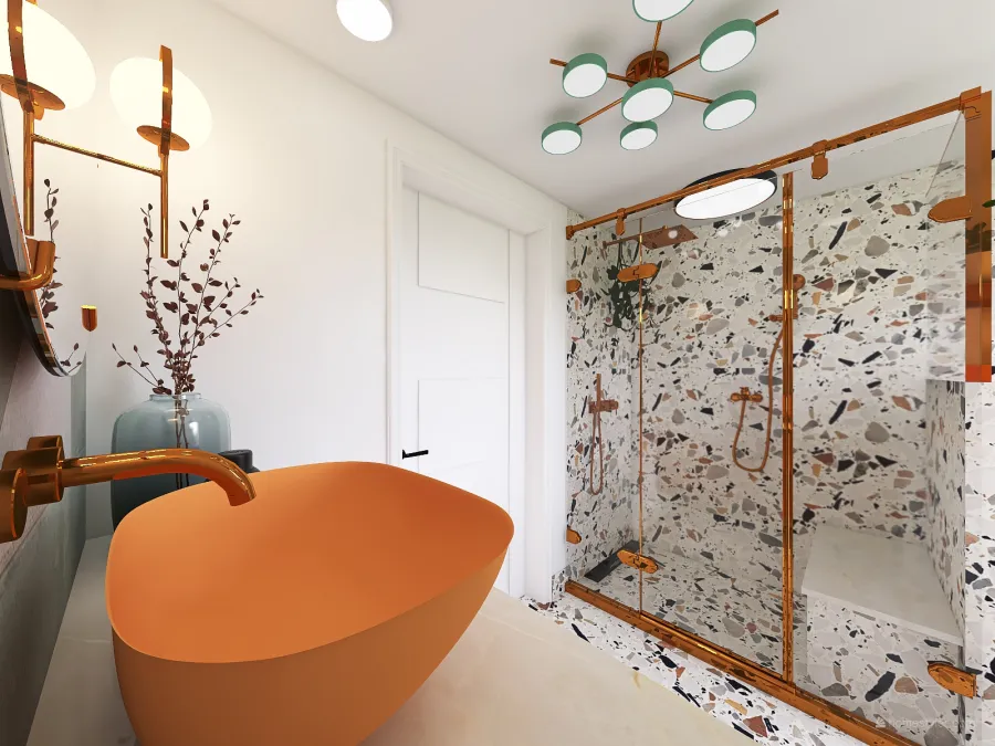 Funky Bathroom Design 3d design renderings