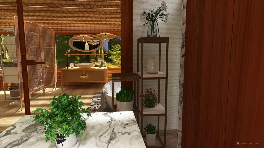 Meadow Cabin 3d design renderings