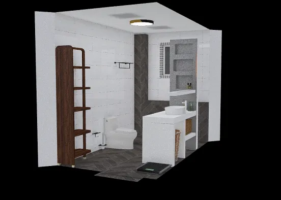 bathroom renovation project Design Rendering