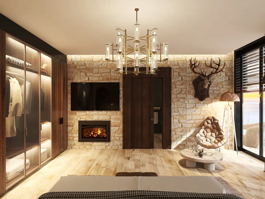 The Rustic Badroom Modern 3d design renderings