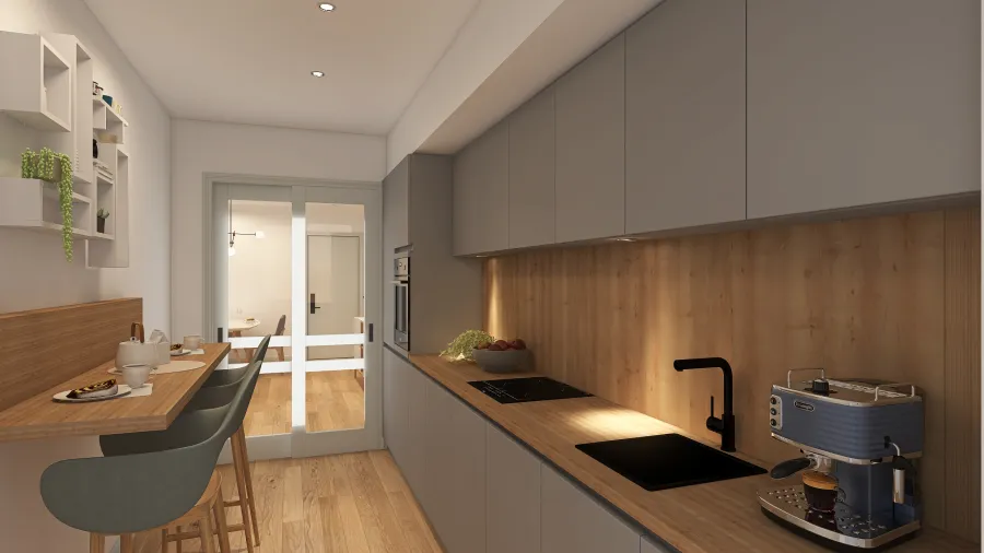 Apartment_for_2 3d design renderings