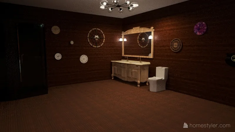 Bathroom 3d design renderings