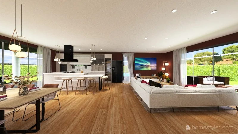 Italian dream house 3d design renderings