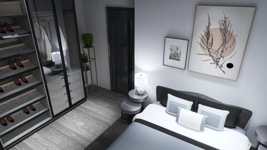 Double bedroom 3d design renderings