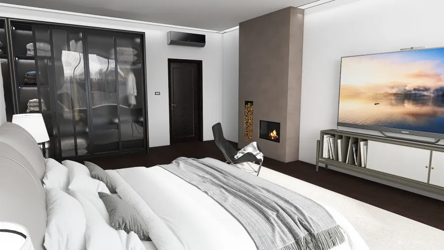 hotel room 3d design renderings