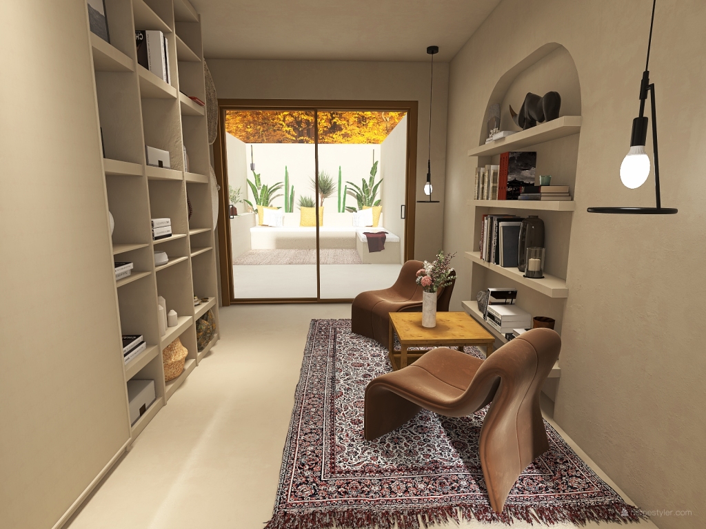 House Wabi Sabi 3d design renderings