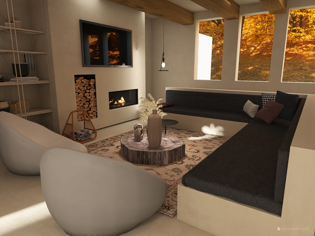 House Wabi Sabi 3d design renderings