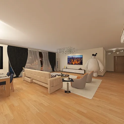 霏霏和齐齐的家 3d design renderings