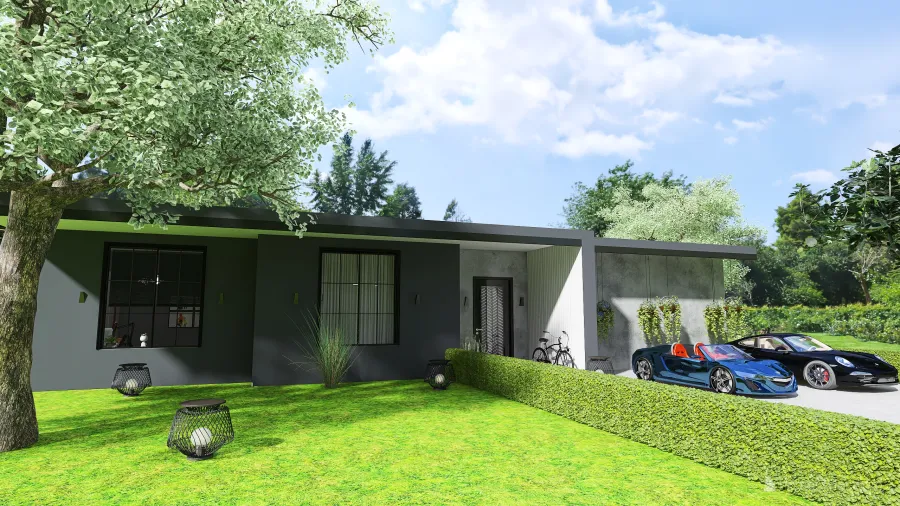 Orlando's suburb house 3d design renderings