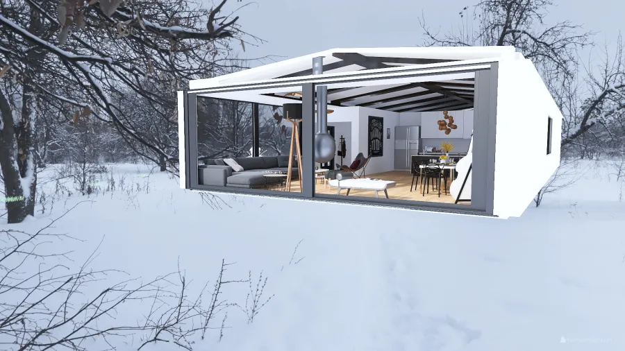 casa nordica 3d design renderings