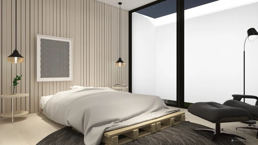 Contemporary StyleOther ColorScemeOther Beige Bedroom1 3d design renderings